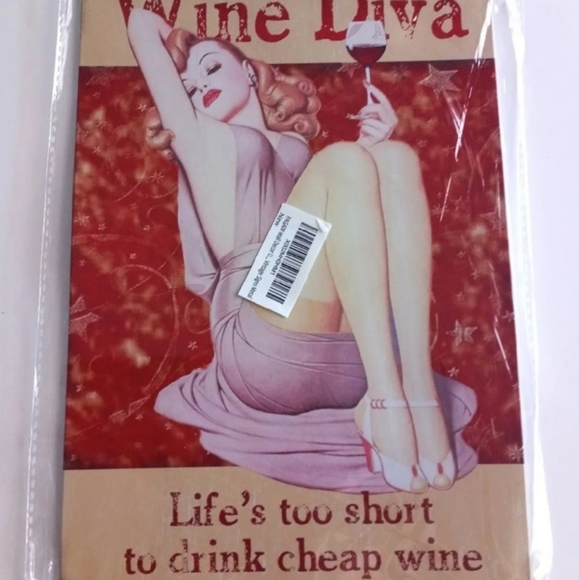 Other - Metal wine sign